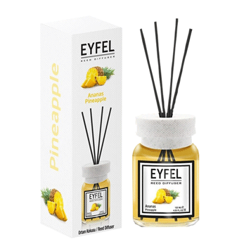 خوشبو کننده هوا ایفل اصل eyfel Reed Diffuser با رایحه آناناس 120میل — تصویر ۲
