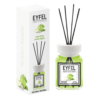 خوشبو کننده هوا ایفل اصل eyfel Reed Diffuser با رایحه سیب سبز 120 میل — تصویر ۲