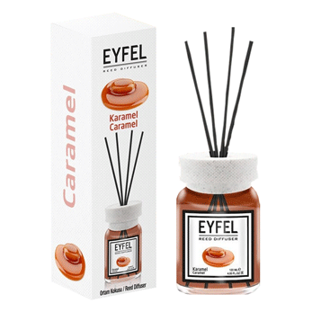 خوشبو کننده هوا ایفل اصل eyfel Reed Diffuser با رایحه کارامل 120میل