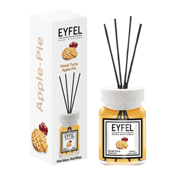 خوشبو کننده هوا ایفل اصل eyfel Reed Diffuser با رایحه پای سیب 120میل — تصویر ۲