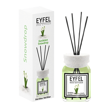 خوشبو کننده هوا ایفل اصل eyfel Reed Diffuser با رایحه گل های یخ 120 میل — تصویر ۲