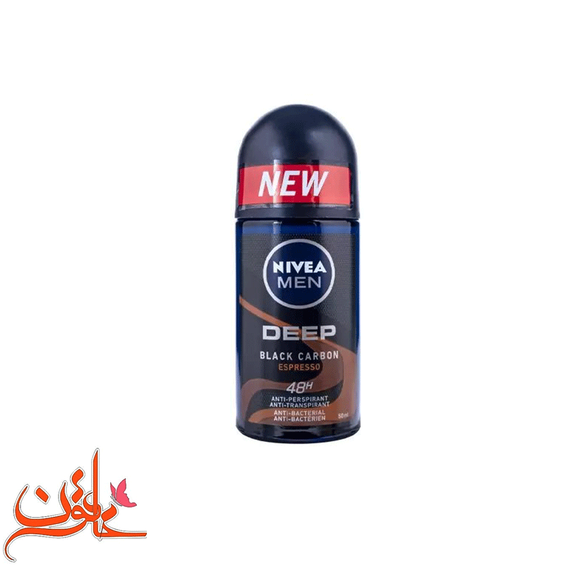 مام رول مردانه نیوا مدل Deep Black Carbon Espresso حجم 50 میلی لیتر — تصویر ۲