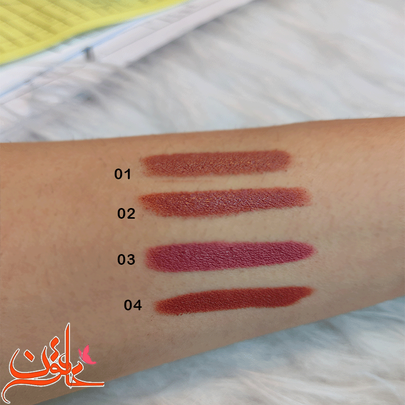 رژ لب مدادی اسکارلت Scarlet شماره 01 تا 06 — تصویر ۴
