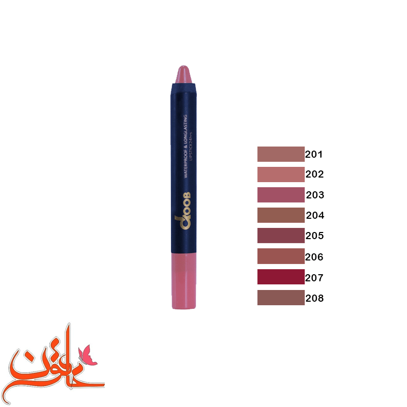 رژلب مدادی دوب DOOB شماره 201 تا 208 — تصویر ۲