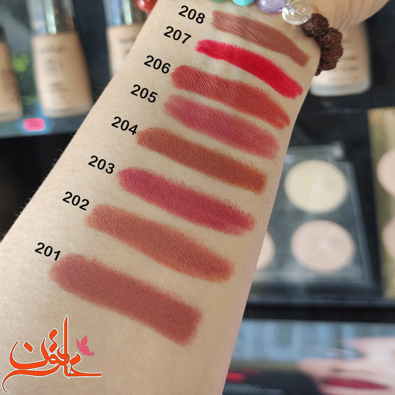 رژلب مدادی دوب DOOB شماره 201 تا 208 — تصویر ۳