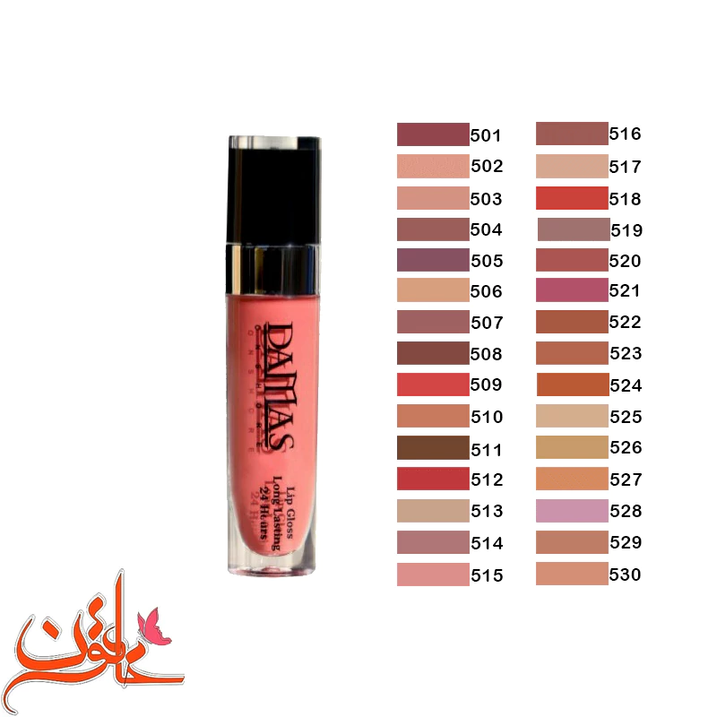 رژ لب مایع داماس شماره 501 تا 530