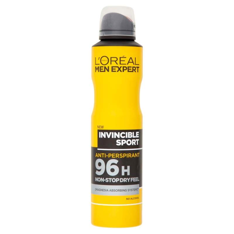 اسپری ضدتعریق لورال سری Men Expert مدل Invincible sport حجم 250 میل