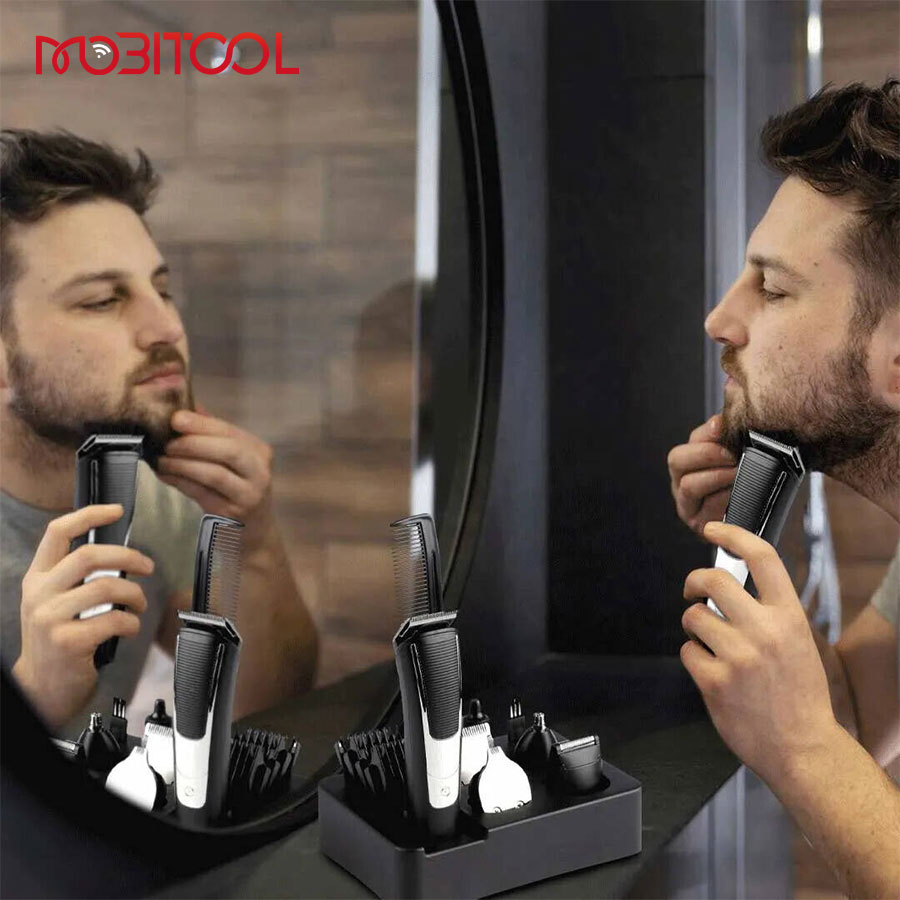 ست ماشین اصلاح شارژی 5 کاره گرین لاین Green Lion 5 in 1 Grooming Set 600mAh — تصویر ۵