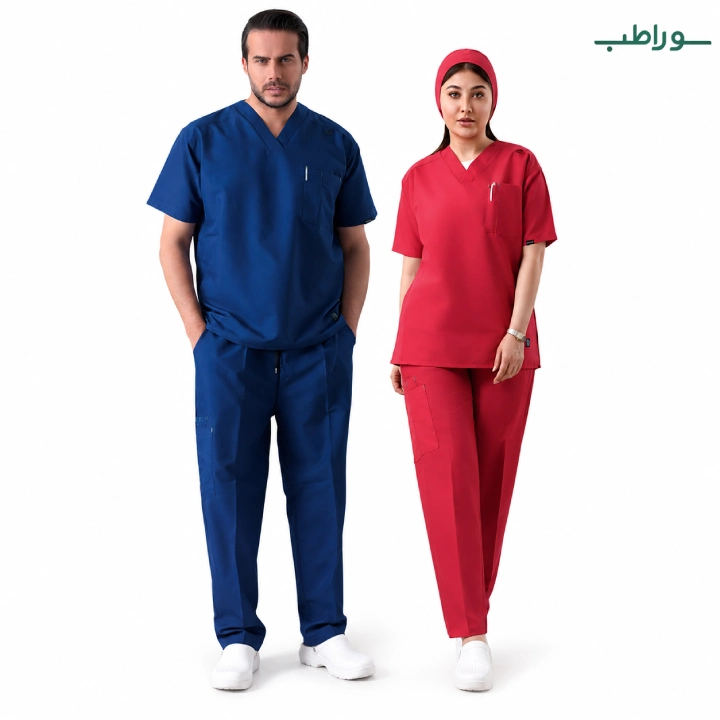 اسکراب پزشکی یونیسکس | 5 جیب، سایز S تا 5XL — تصویر ۲