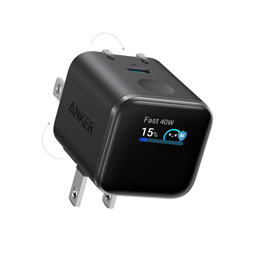 شارژر دیواری هوشمند 45 وات انکر Anker Nano Charger 45W Foldable 180° A121D