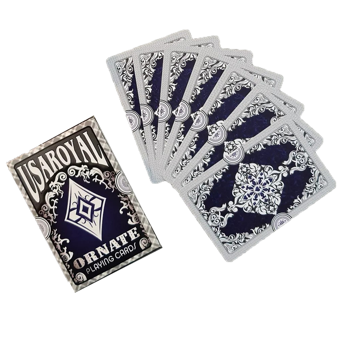 کارت بازی یواسآ رویال Playing Card Bicycle USA Royal طرح آبی — تصویر ۲