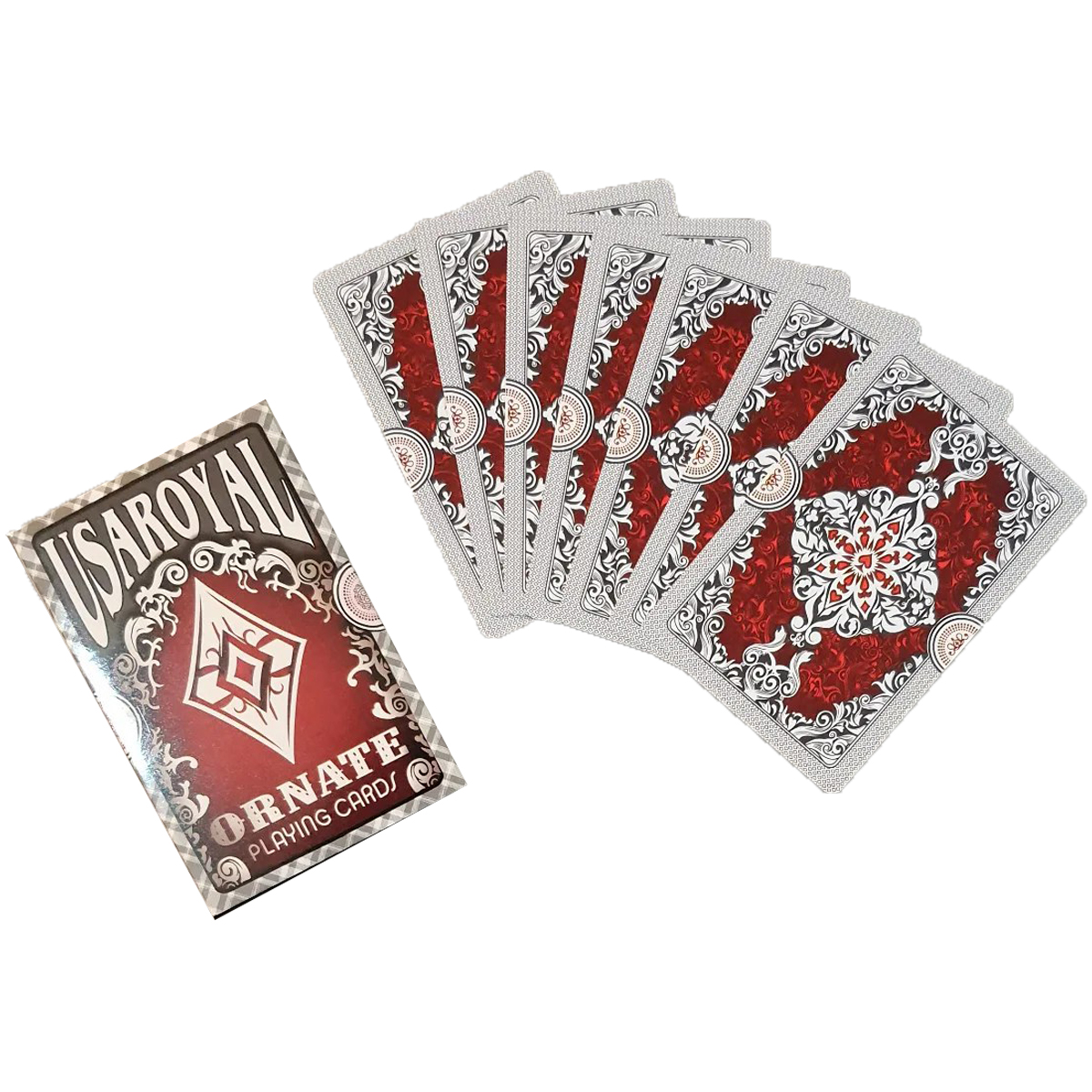 کارت بازی یواس‌آ رویال Playing Card Bicycle USA Royal طرح قرمز