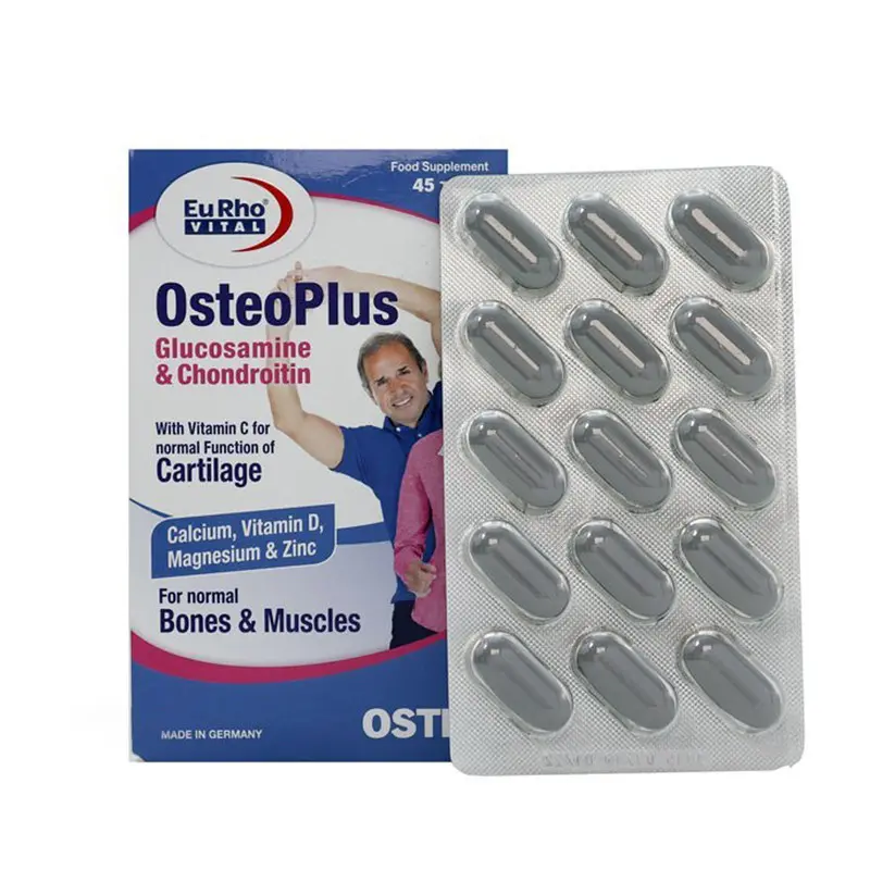 قرص استئوپلاس یوروویتال ۴۵ عددی | Eurhovital Osteoplass Tablets 45’s