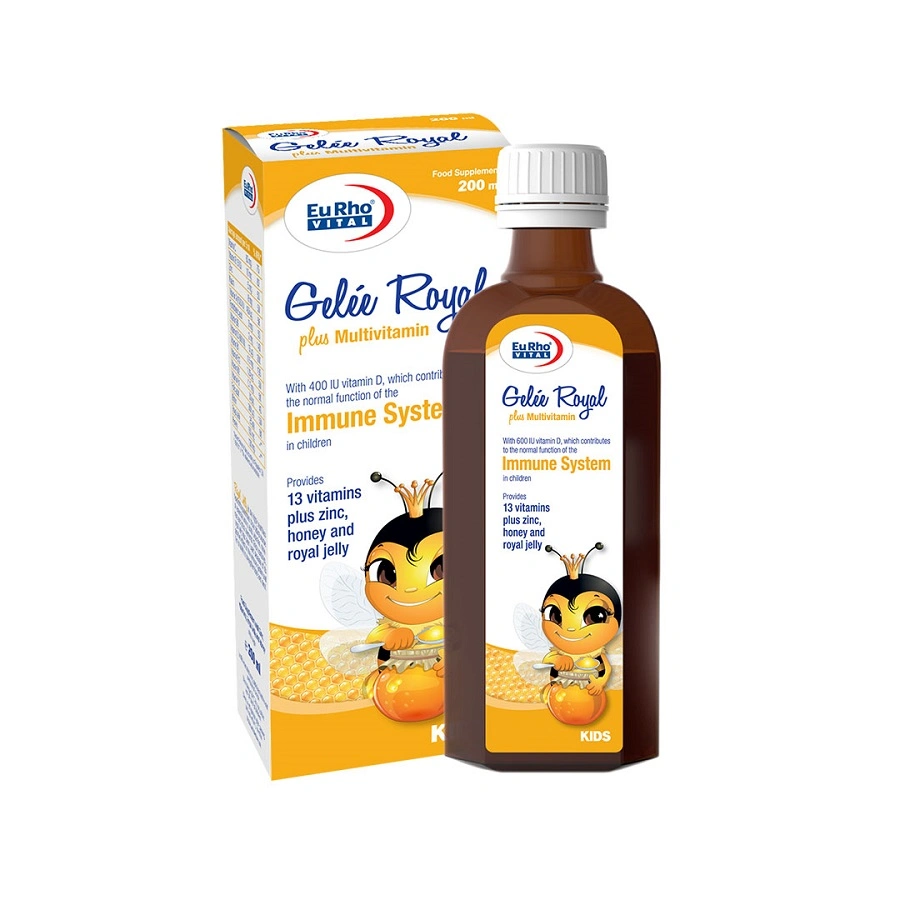 شربت ژل رویال پلاس مولتی ویتامین یوروویتال ۲۰۰ میلی‌لیتر | EuroVital Royal Jelly Plus Multivitamin Syrup 200ml — تصویر ۲