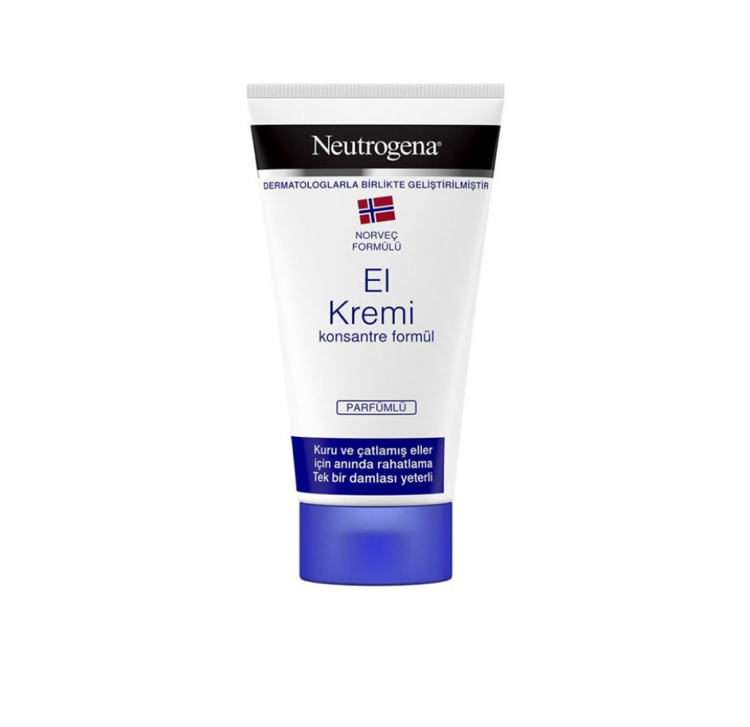 کرم مرطوب کننده و نرم کننده دست حاوی گلیسیرین آبی Neutrogena skin Creamحجم ۵۰ml اصل(ارسال با ضمانت اصل بودن) — تصویر ۲