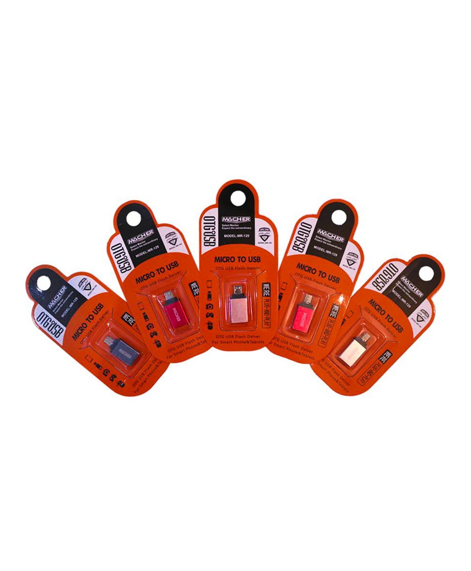 مبدل USB به Micro-B ماچر MR-129 — تصویر ۶