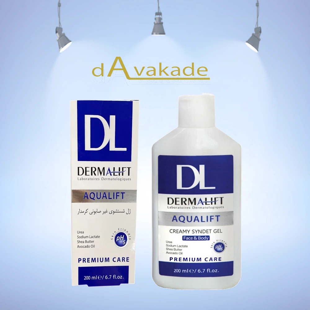 ژل شستشوی کرم‌دار غیرصابونی درمالیفت DERMALIFT — تصویر ۲