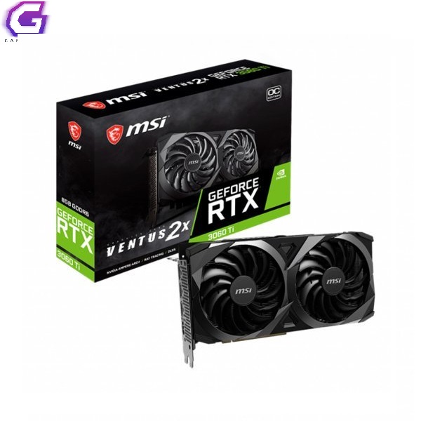 کارت گرافیک ام اس آی MSI RTX 3060 Ti Ventus 2X 8GB – کار کرده