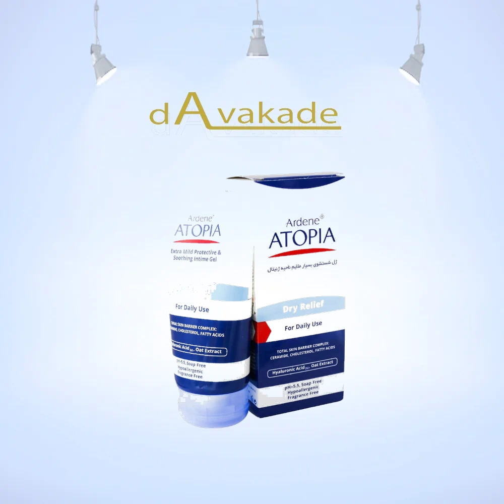 ژل بهداشتی بسیار ملایم بانوان آتوپیا آردن ardene آردن ATOPIA — تصویر ۲