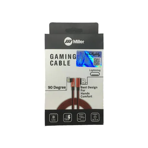 کابل شارژ فست Miller iphone – آبی