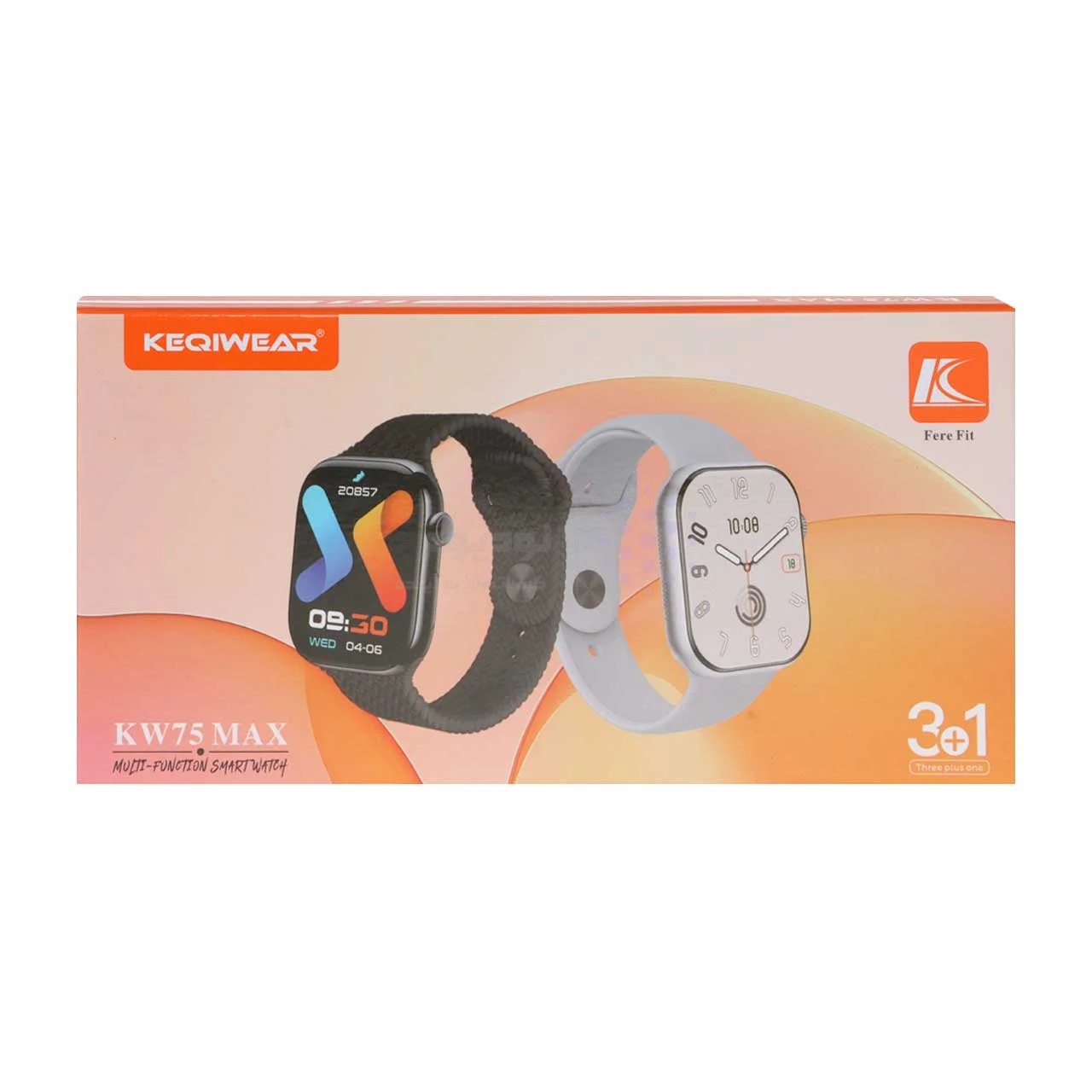 پک ساعت هوشمند KEQIWEAR مدل KW75 MAX – مشکی — تصویر ۸