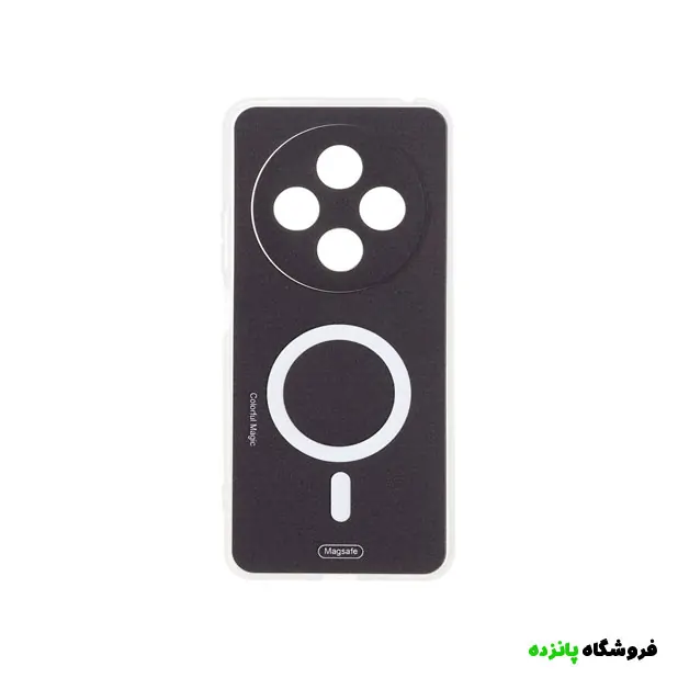 قاب مگ سیف شیائومی Redmi 14C محافظ لنزدار طرح Colorful Magic – مشکی