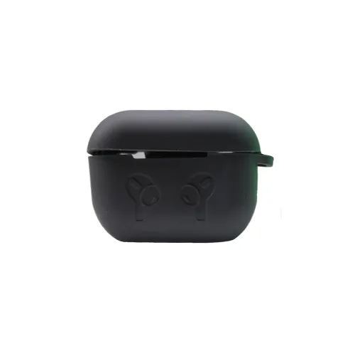 کاور ایرپاد سیلیکونی Airpods Pro 2 مشکی — تصویر ۲