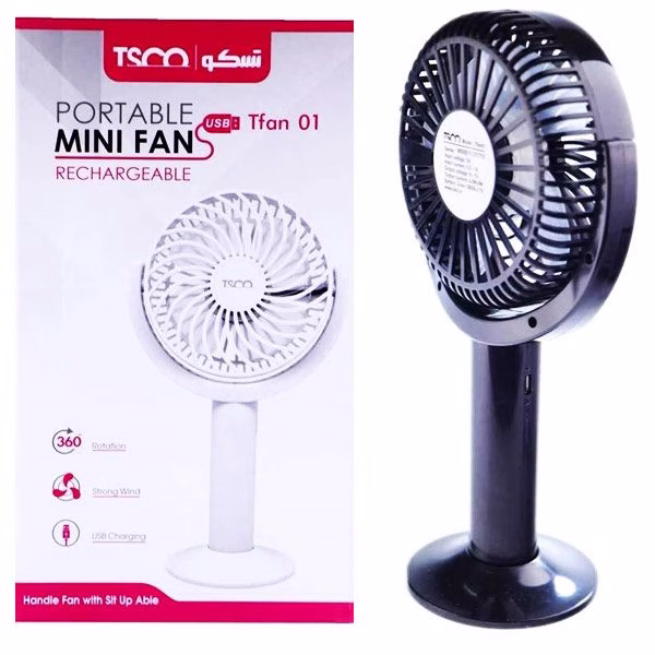 پنکه شارژی تسکو مدل TFAN 01 — تصویر ۳