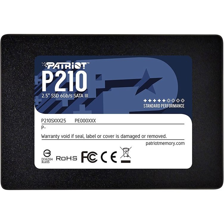 SSD اینترنال PATRIOT مدل P210 ظرفیت 256GB — تصویر ۷