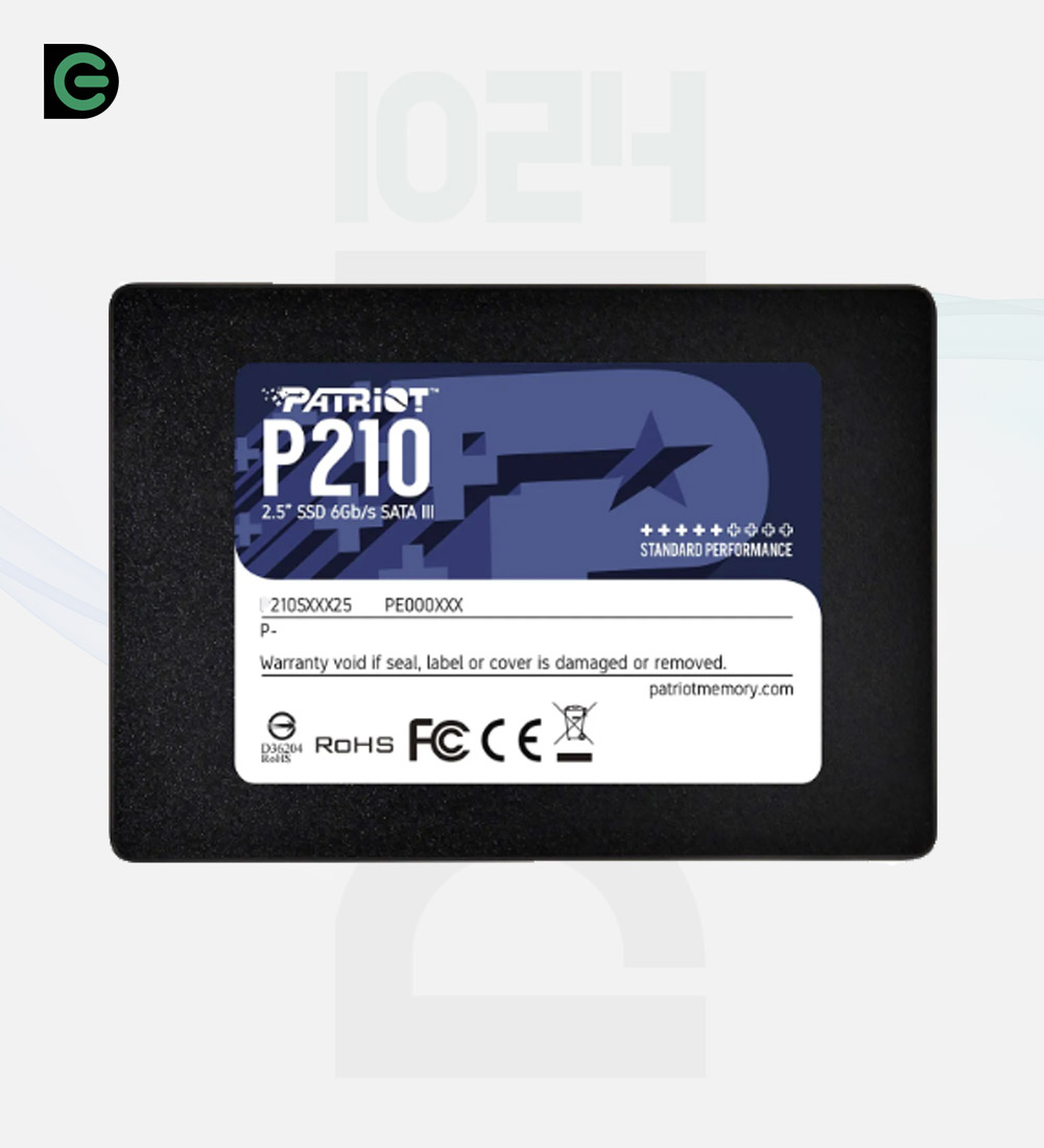 SSD اینترنال PATRIOT مدل P210 ظرفیت 256GB — تصویر ۲