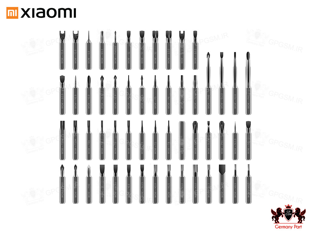 ست نوک پیچ گوشتی شارژی شیائومی SCREWDRIVER SET 1F PLUS XIAOMI — تصویر ۳