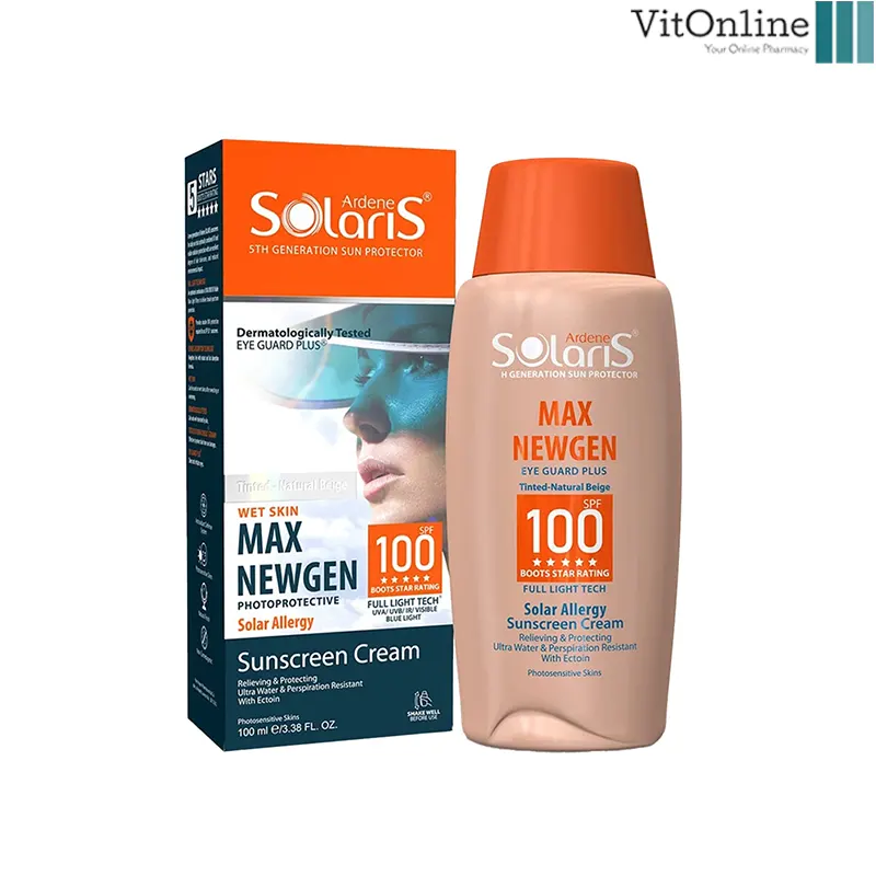 کرم ضد آفتاب آردن مدل Solar Allergy با SPF 100 حجم 100 میلی لیتر — تصویر ۲