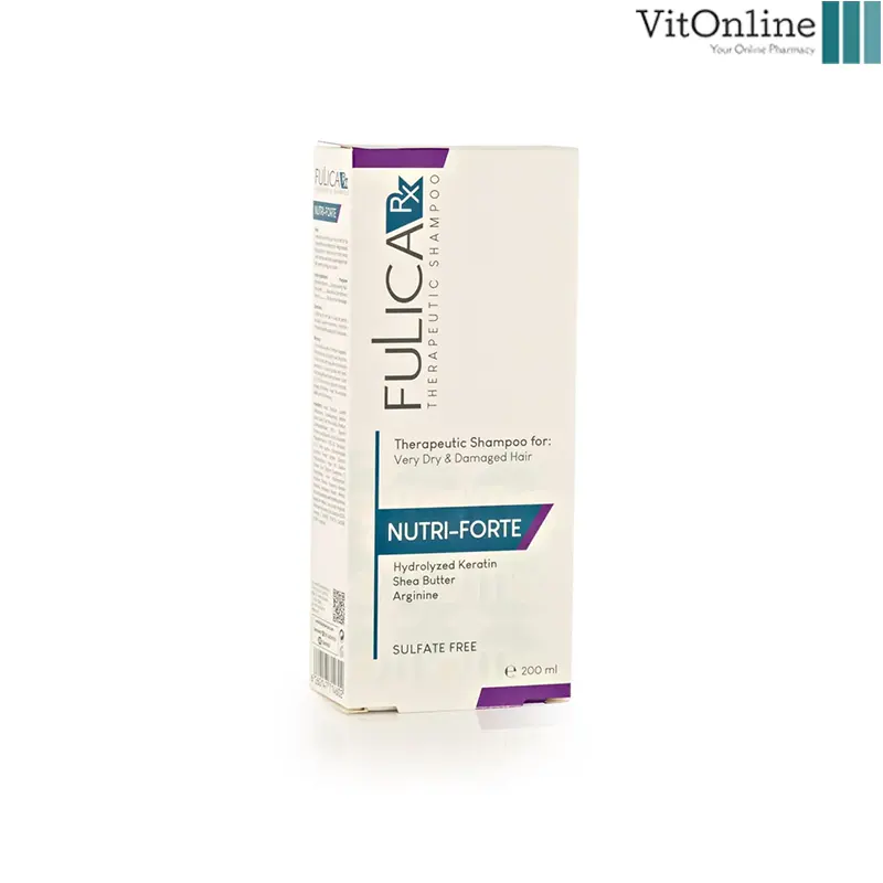 شامپو مناسب موهای خیلی خشک فولیکا آر ایکس مدل NUTRI FORTE