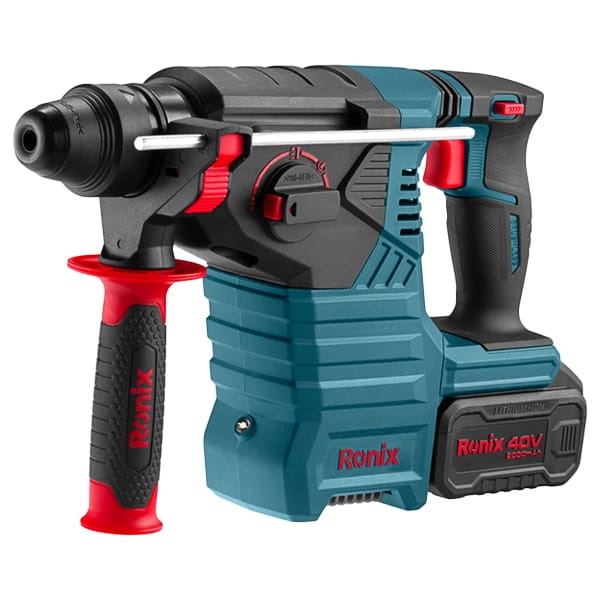 دریل بتن کن شارژی رونیکس 3 کیلویی براشلس 40 ولت مدل 8910-40V