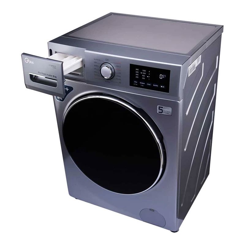 ماشین لباسشویی 8 کیلویی جی پلاس مدل GWM-K220t — تصویر ۴
