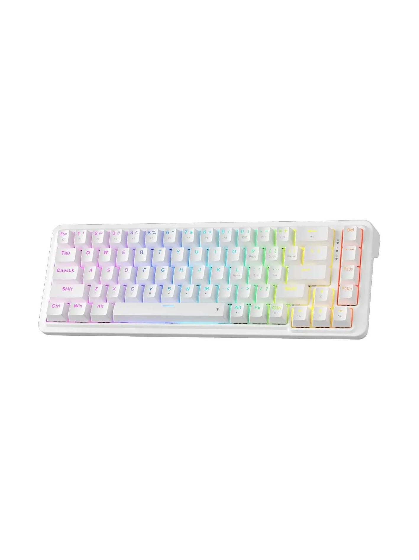 کیبورد گیمینگ ردراگون مدل K709 Wired Gasket RGB سفید — تصویر ۴