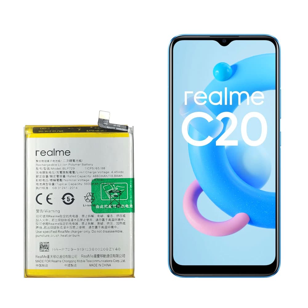 باتری اصلی گوشی ریلمی C20 مدل BLP729 — تصویر ۲