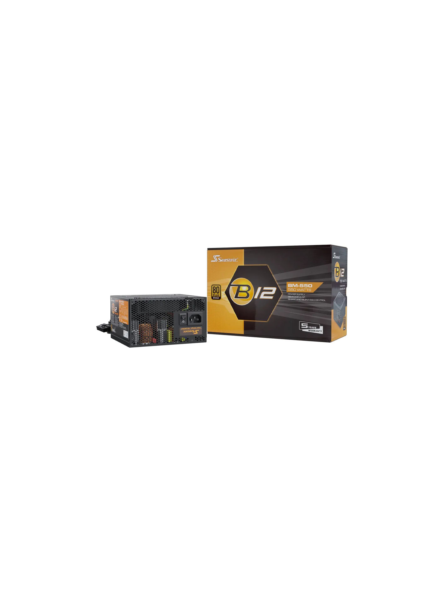 پاور کامپیوتر 550 وات سی سونیک مدل B12-BM-550 — تصویر ۲