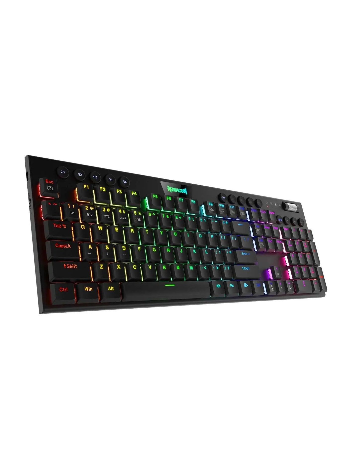 کیبورد مکانیکی ردراگون مدل Horus Pro K618 RGB سوئیچ قرمز