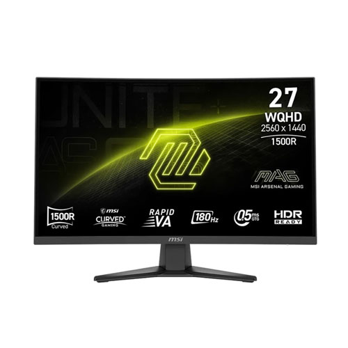 MSI MAG 275CQF E18 27-Inch 180Hz WQHD Rapid VA Gaming Monitor
