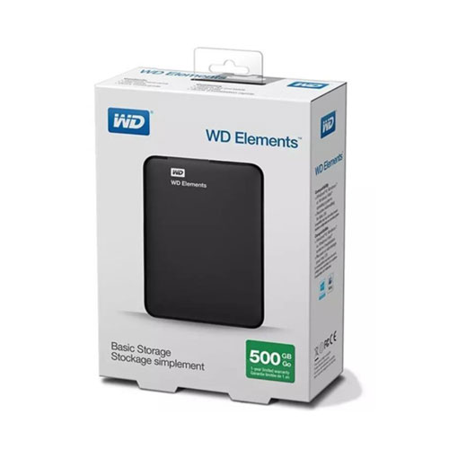 Western Digital Elements 500gb USB 3.0 External Hard Drive — تصویر ۵