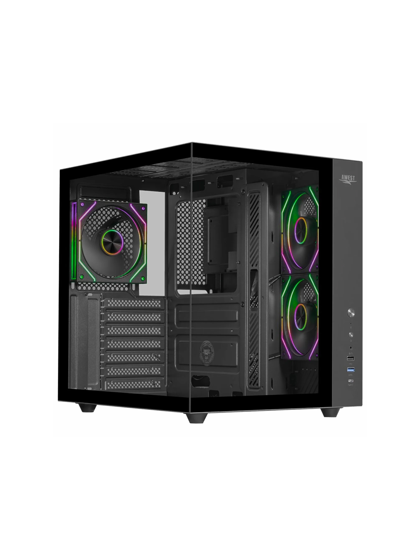 کیس گیمینگ اوست مدل AQ-15-B