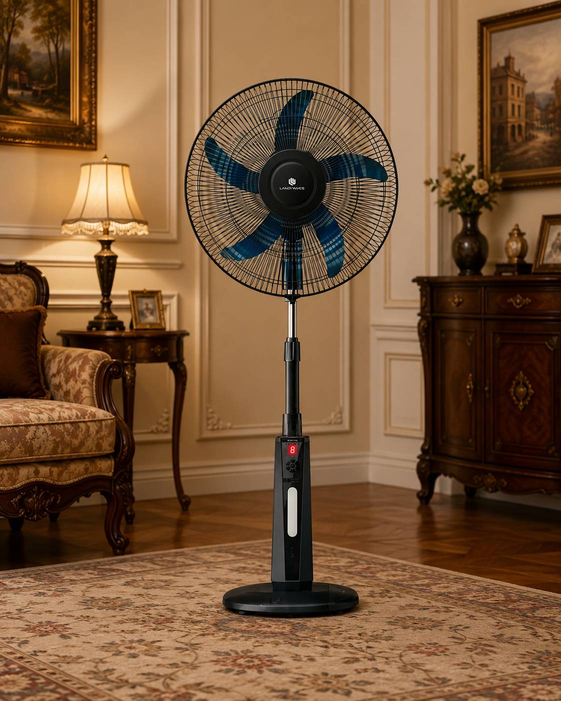پنکه شارژی لایت ویو مدل LW-RF-1822 — تصویر ۳