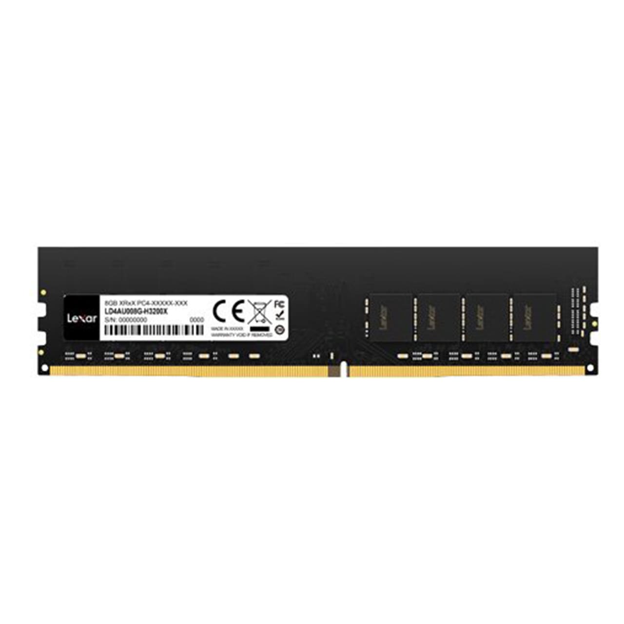 رم دسکتاپ DDR4 لکسار تک کاناله 3200 مگاهرتز 32 گیگابایت CL22 — تصویر ۳