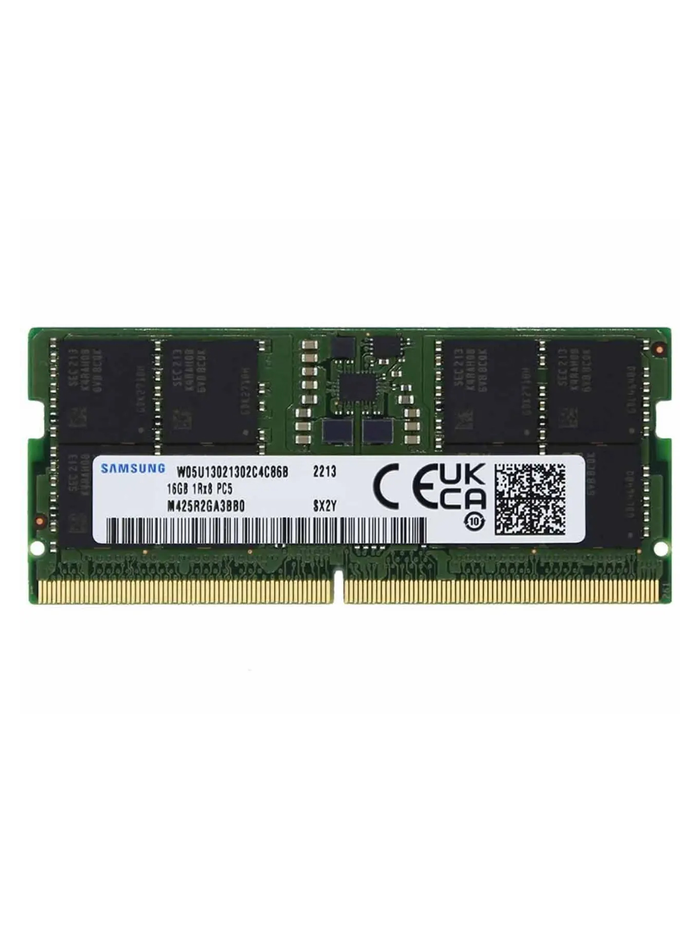 رم نوت بوک DDR5 سامسونگ تک کاناله 5600 مگاهرتز ظرفیت 16 گیگابایت مدل SODIMM CL46