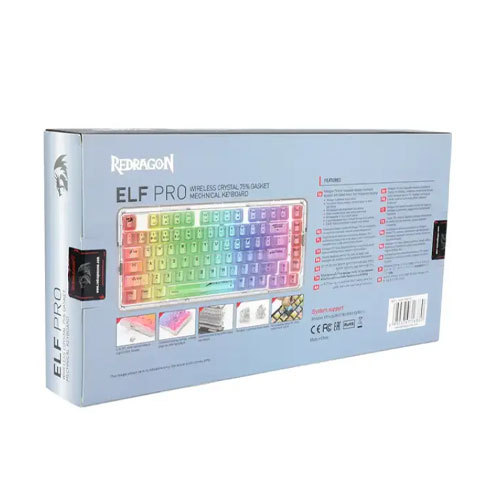 Gaming Keyboard REDRAGON ELF PRO K649 CT RGB — تصویر ۳