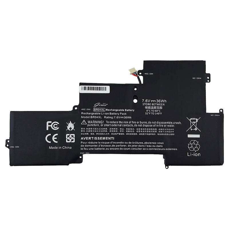 باتری لپ تاپ اچ پی EliteBook Folio 1020 G1_1030 G1_BR04XL Gimo Plus داخلی- 36 وات ساعت — تصویر ۲