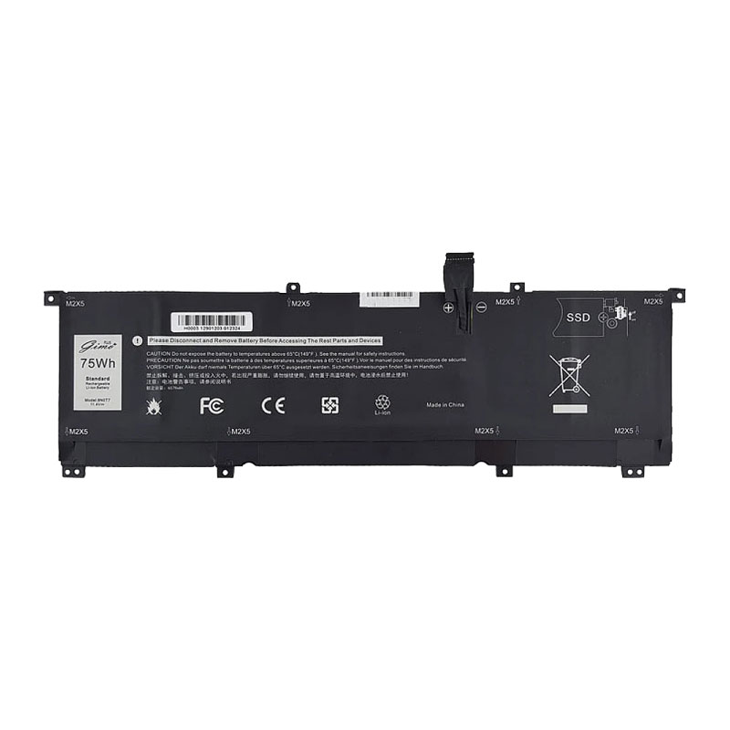 باتری لپ تاپ دل Dell XPS 15 9575 | داخلی | مدل 8N0T7 | برند Gimo Plus | ظرفیت 6579 | 75 وات | 8N0T7