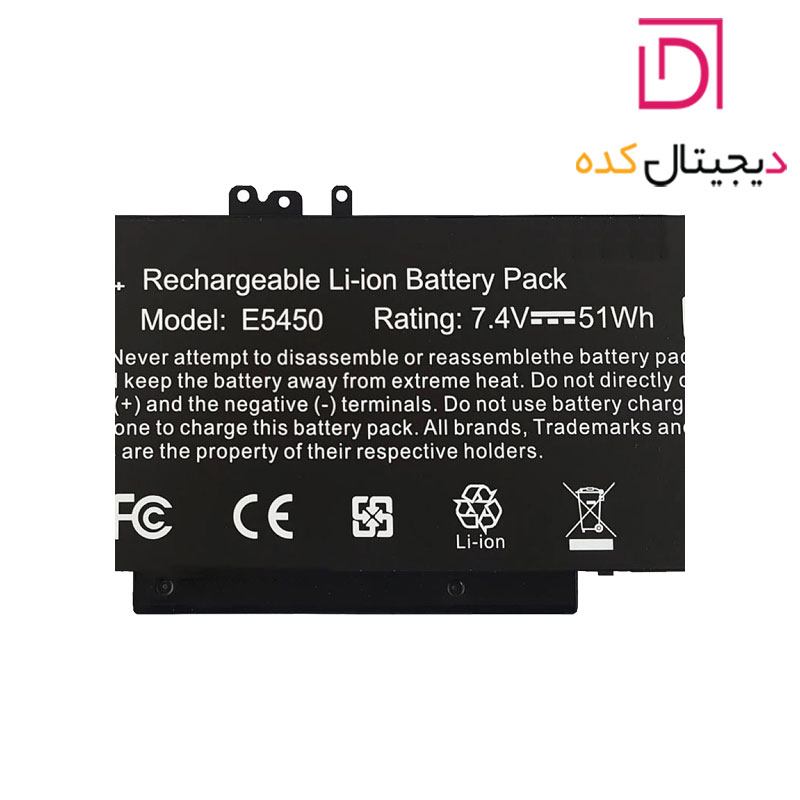 باتری لپ تاپ دل Latitude E5450-G5M10 | برند Gimo Plus | ظرفیت 51 وات | 4 سلولی — تصویر ۶