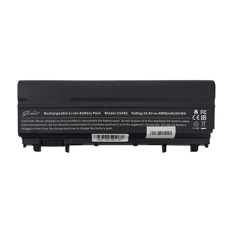 باتری لپ تاپ دل Latitude E5440-E5540 | برند Gimo Plus| ظرفیت 6000 | 65 وات | 9 سلولی